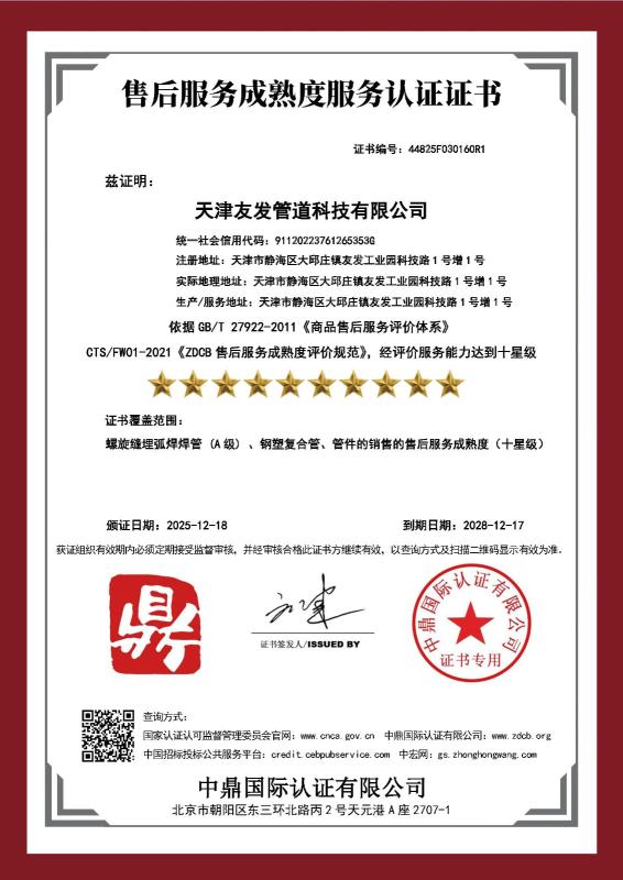 天津友发管道科技有限公司